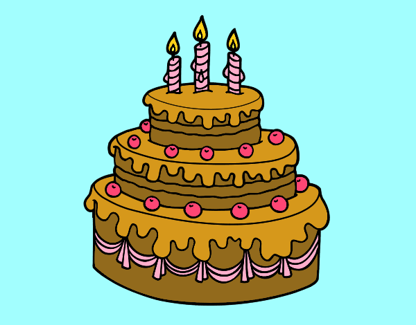 Desenho Torta de Aniversário pintado por 9Raissa9