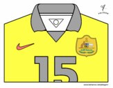 Camisa da copa do mundo de futebol 2014 da Austrália