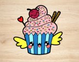 Desenho O Cupcake kawaii pintado por ImShampoo