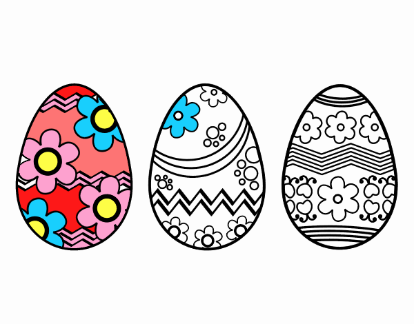 Três ovos de Páscoa