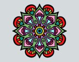 Desenho Mandala mundo árabe pintado por lilica9