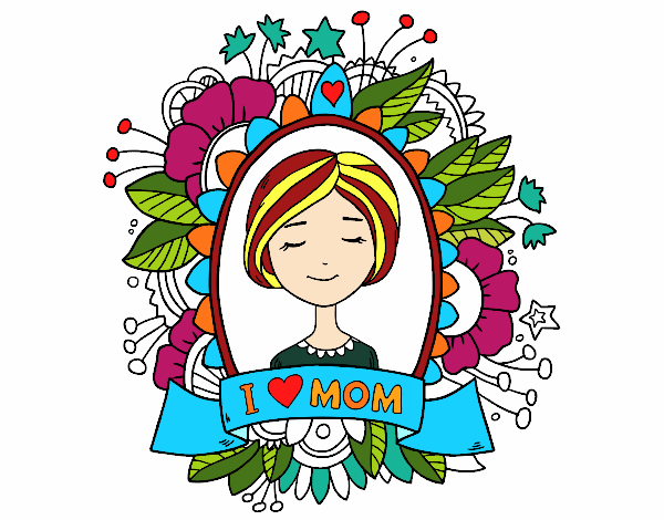 Desenho Homenagem a todas as mães pintado por MONICANINA