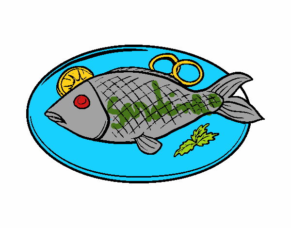 Placa de peixes