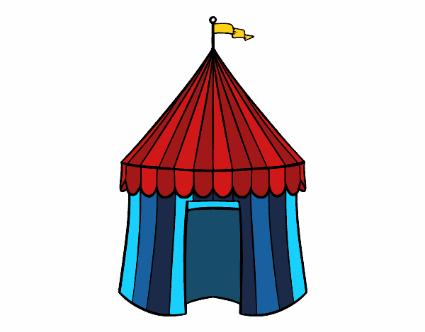 Desenho Tenda de circo pintado por VERIANA