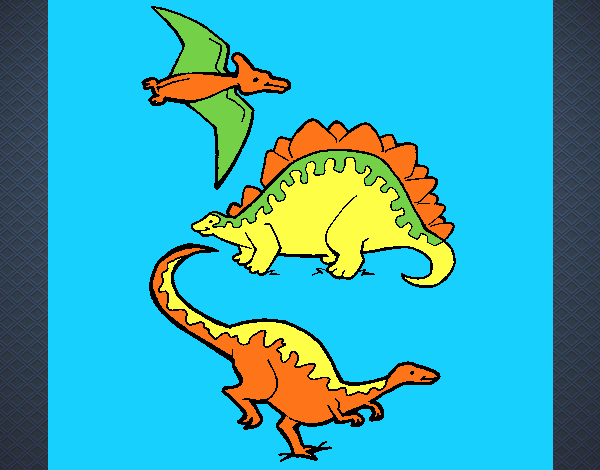 Três classes de dinossauros