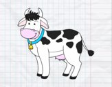 Desenho Vaca de fazenda pintado por jessica99