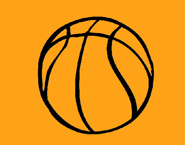Desenho Bola de basquete pintado por  jjjj
