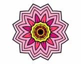 Desenho Mandala flores de girassol pintado por Lizz