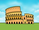 Desenho O Coliseu de Roma pintado por ImShampoo
