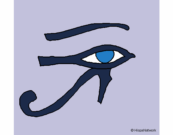 Desenho Olho de hórus pintado por Lizz