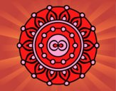 Desenho Mandala meditação pintado por ylime