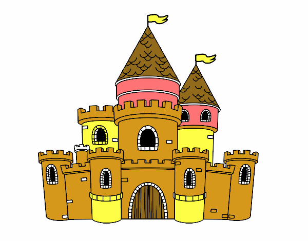 Desenho Princesas do castelo pintado por ylime