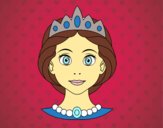 Desenho Rosto de princesa pintado por niclen