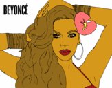 Desenho Beyoncé pintado por leticia222