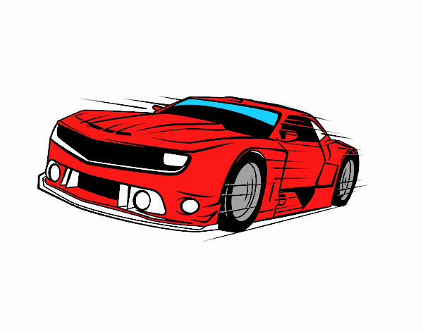 Desenho Carro desportivo veloz pintado por AKIRO