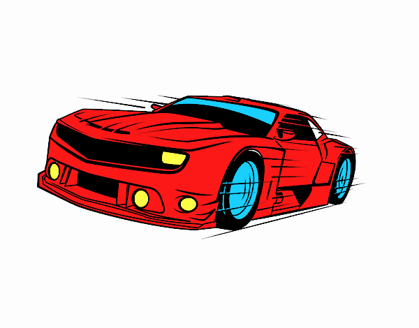 Desenho Carro desportivo veloz pintado por AKIRO