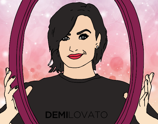 Desenho Demi Lovato Popstar pintado por IsaBellota