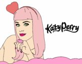 Desenho Katy Perry pintado por leticia222