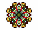 Desenho Mandala mundo árabe pintado por leticia222