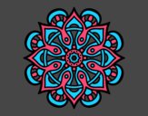 Desenho Mandala mundo árabe pintado por MI10