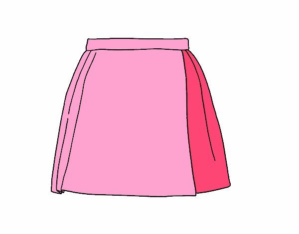 Desenho Uma saia pintado por Biiah