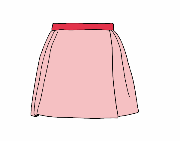 Desenho Uma saia pintado por jujutop
