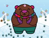 Urso em inverno