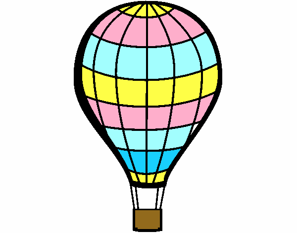 Desenho Balão de ar quente pintado por renata21uf