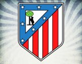 Desenho Emblema do Club Atlético de Madrid pintado por thauis