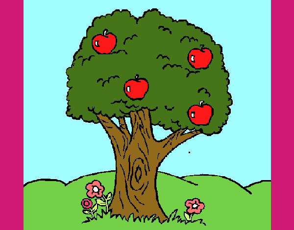 Desenho Macieira  pintado por florbelinh