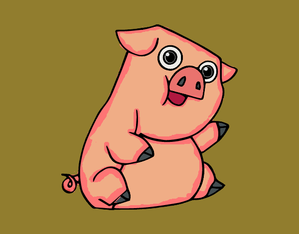 Desenho Un porco pintado por juhb3ar24