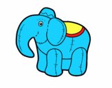 Desenho Elefante de pano pintado por ameireles