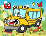 Desenho Ônibus animado pintado por ameireles