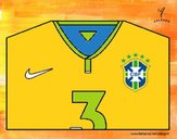 Desenho Camisa da copa do mundo de futebol 2014 do Brasil pintado por dantas