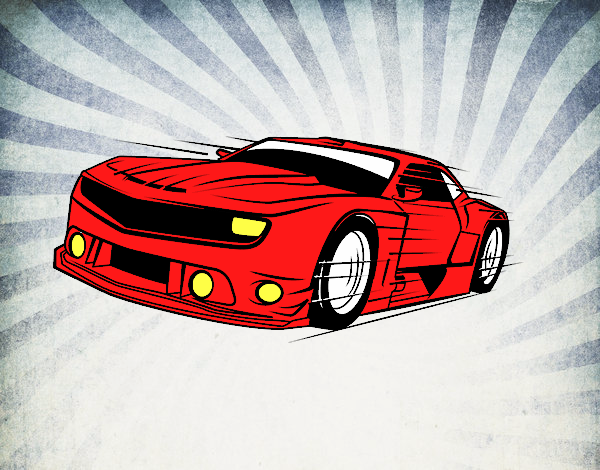 Desenho Carro desportivo veloz pintado por ViihGamer