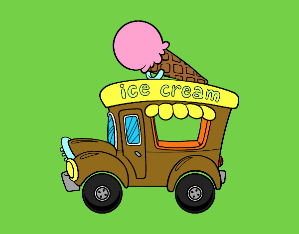 Desenho Food truck de sorvete pintado por DYGGJ