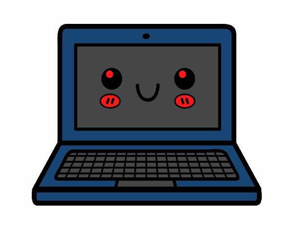 Um computador portátil