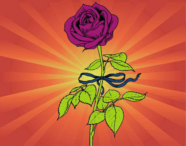 Desenho Uma rosa pintado por Sabrina314
