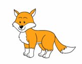 Desenho Uma raposa pintado por ameireles