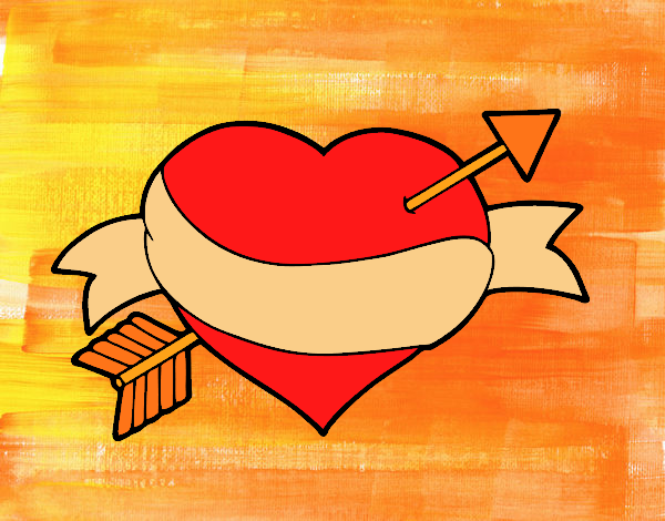 Desenho Amor à primeira vista pintado por MiaPlay