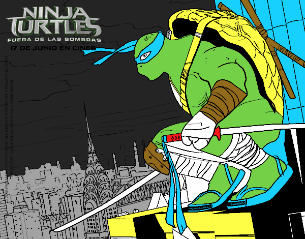 Desenhos Coloridos: Tartarugas Ninja