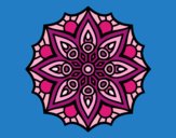 Desenho Mandala simetria simples pintado por ManuGamer4