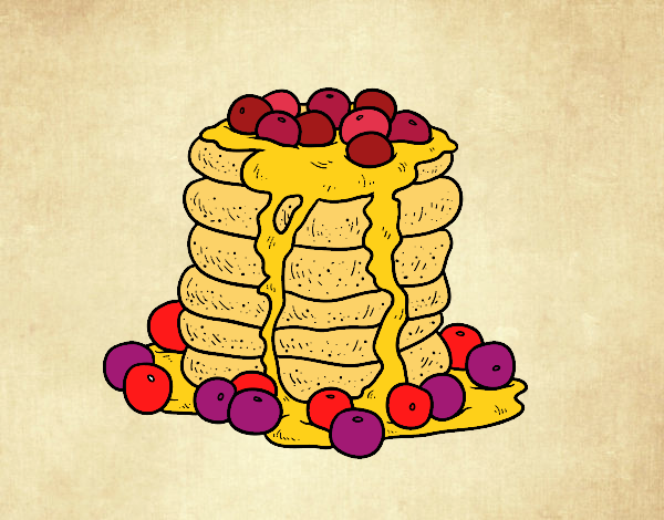Desenho Pancakes pintado por Sabrina314