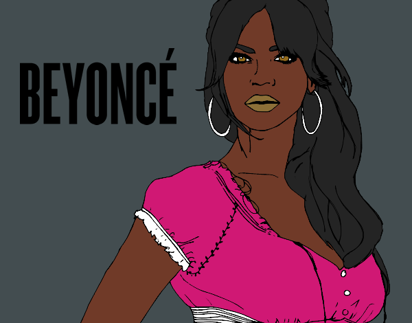 Desenho Beyoncé B-Day pintado por danielt
