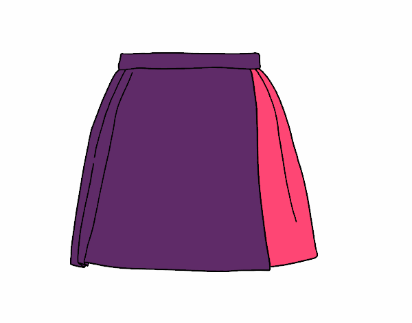 Desenho Uma saia pintado por Biiah