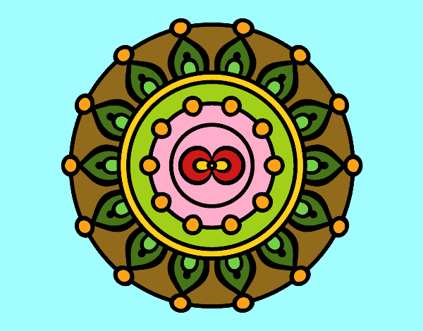 Desenho Mandala meditação pintado por CRIADO