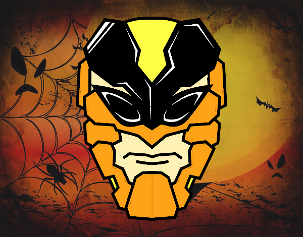 Desenho Máscara homem abelha pintado por ckirito