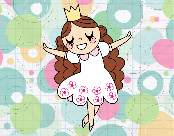 Desenho Princesa felicidade pintado por farylu