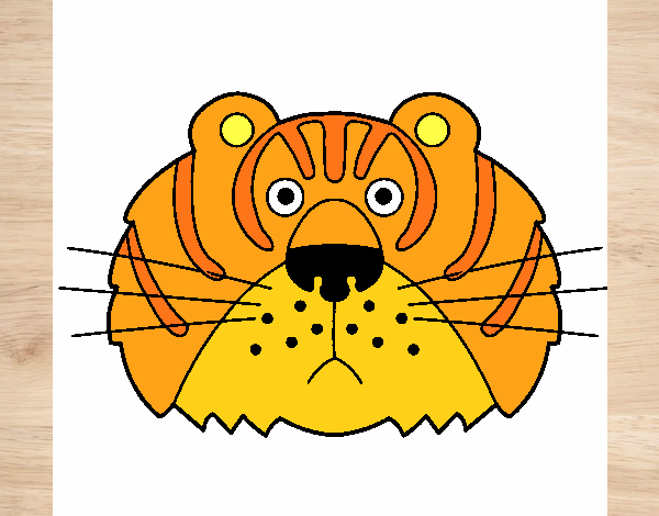 Desenho Tigre III pintado por ckirito
