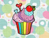 Desenho Cupcake delicioso pintado por MIMIMLOVE